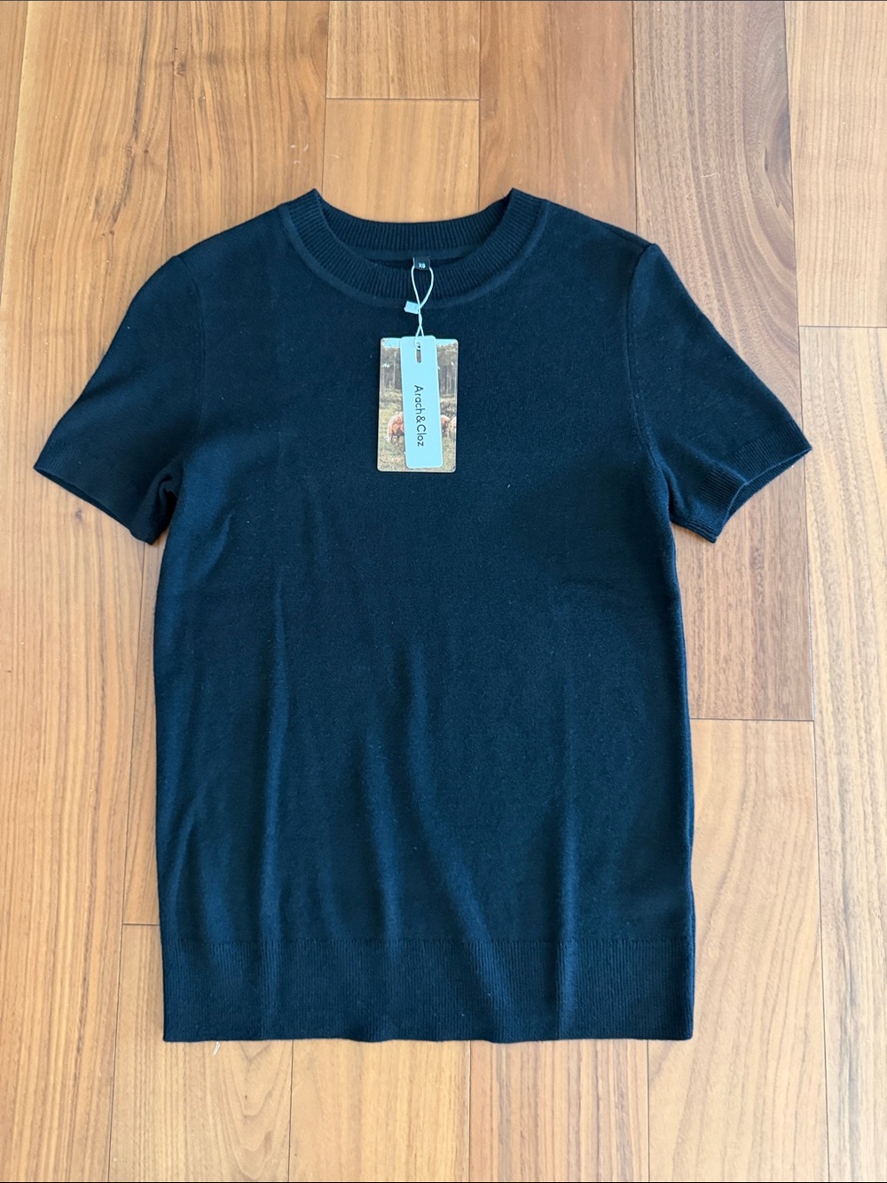 Akris Punto Men's Black Short-Sleeve Crew Neck Knit Tee